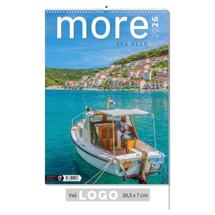 "MORE" 13 sheets., format: 30,5x50 cm, PVC bag, P/50, color calendar