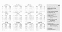 "MOTIVACIJSKI" 13 list., dim: 20,5x14,5 cm, stolni kalendar, koverta, P/100