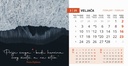 "MOTIVACIJSKI" 13 list., dim: 20,5x14,5 cm, stolni kalendar, koverta, P/100
