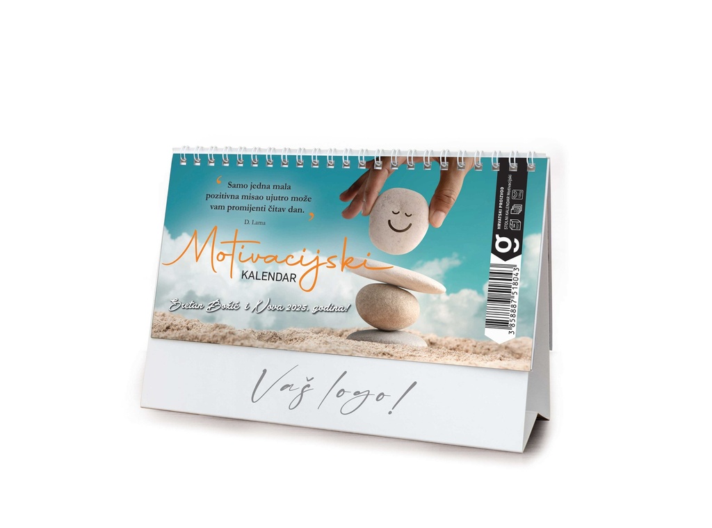 "MOTIVACIJSKI" 13 list., dim: 20,5x14,5 cm, stolni kalendar, koverta, P/100