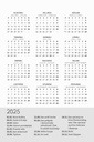 "TRODJELNI STOLNI VERTIKALNI" 12 list., dim: 10x19 cm, stolni kalendar, P/100