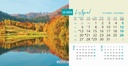 "NACIONALNI PARKOVI HRVATSKE" 13 list., dim: 20,5x14,5 cm, stolni kalendar, koverta, P/100
