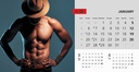 "MASCULINE" 13 list., dim: 20,5x14,5 cm, stolni kalendar, koverta, P/100