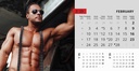 "MASCULINE" 13 list., dim: 20,5x14,5 cm, stolni kalendar, koverta, P/100