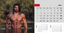 "MASCULINE" 13 list., dim: 20,5x14,5 cm, stolni kalendar, koverta, P/100