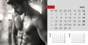 "MASCULINE" 13 list., dim: 20,5x14,5 cm, stolni kalendar, koverta, P/100