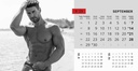 "MASCULINE" 13 list., dim: 20,5x14,5 cm, stolni kalendar, koverta, P/100