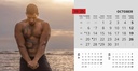 "MASCULINE" 13 list., dim: 20,5x14,5 cm, stolni kalendar, koverta, P/100
