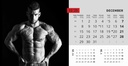 "MASCULINE" 13 list., dim: 20,5x14,5 cm, stolni kalendar, koverta, P/100