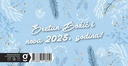 "POSLOVNI SIVO - PLAVI" 13 list., dim: 20,5x14,5 cm, stolni kalendar, koverta, P/100