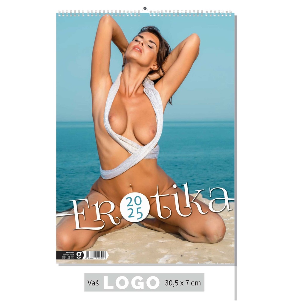 "EROTIKA" 13 list., dim: 30,5x50cm, PVC vrećica, P/50, color kalendar