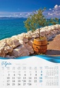 "BISERNA DALMACIJA" 13 list., dim: 33x55 cm, PVC vrećica, P/40, color kalendar