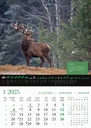 "KALENDAR LOVA" 13 list., dim: 30,5x50 cm, PVC vrećica, P/50, color kalendar