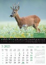 "KALENDAR LOVA" 13 list., dim: 30,5x50 cm, PVC vrećica, P/50, color kalendar