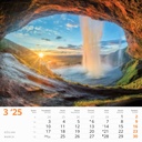 "ČARI PRIRODE" 13 lis. dim: 33x40cm, PVC vrećica, P/50, color kalendar