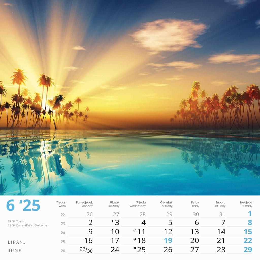 "ČARI PRIRODE" 13 lis. dim: 33x40cm, PVC vrećica, P/50, color kalendar