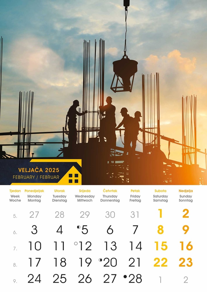 "S GRADILIŠTA" 13 list., dim: 30,5x50 cm, PVC vrećica, P/50, color kalendar
