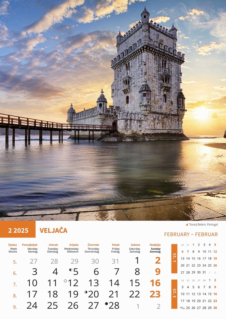 "BISERI SVIJETA" 13 list., dim: 30,5x50 cm, PVC vrećica, P/50, color kalendar
