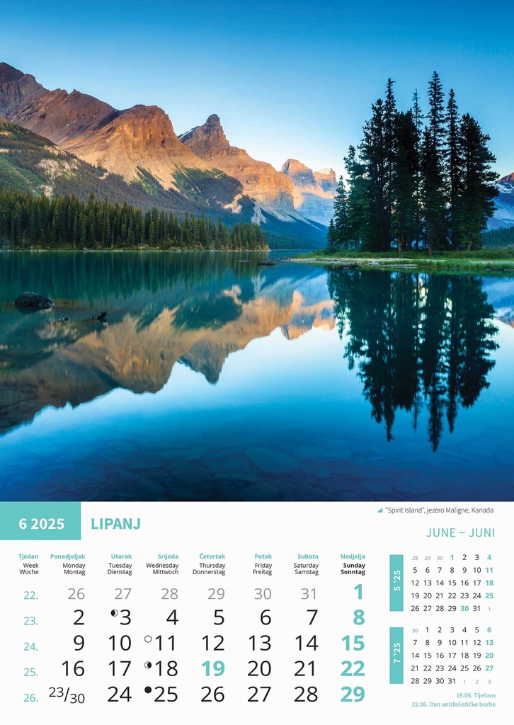 "BISERI SVIJETA" 13 list., dim: 30,5x50 cm, PVC vrećica, P/50, color kalendar