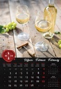 "VINO" 13 list., dim: 33x55 cm, PVC vrećica, P/40, color kalendar