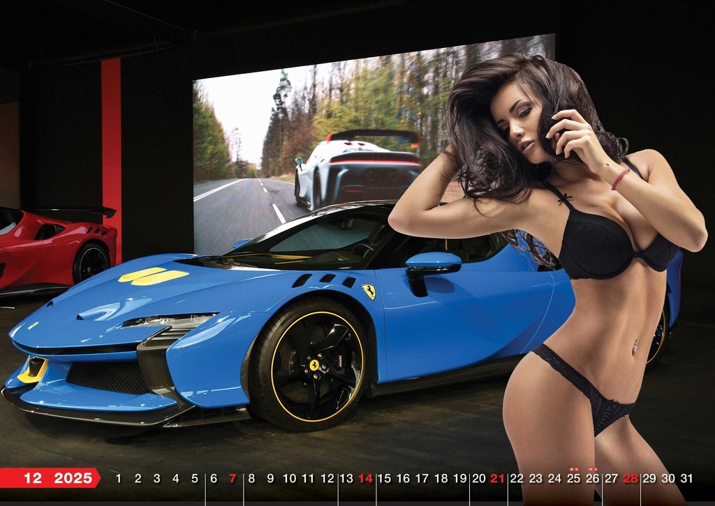 "SPEED GIRLS" 13 list., dim: 43x37,5 cm, vrećica, P/50, color kalendar 