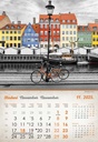 "VINTAGE GRADOVI" 13 list., dim: 33x55cm, PVC vrećica, P/40, color kalendar
