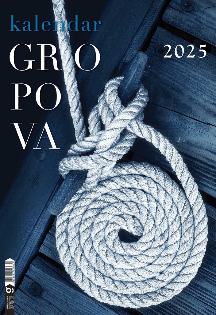 "KALENDAR GROPOVA" 13 list., dim: 33x55 cm, PVC vrećica, P/40, color kalendar