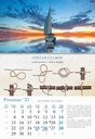 "KALENDAR GROPOVA" 13 list., dim: 33x55 cm, PVC vrećica, P/40, color kalendar