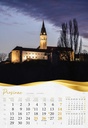 "MOJA ZLATNA SLAVONIJA i BARANJA"  13 list., dim: 33x55 cm, PVC vrećica, P/40, color kalendar