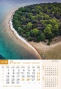 "NACIONALNI PARKOVI HRVATSKE" 13 list., dim: 33x55 cm, PVC vrećica, P/40, color kalendar