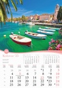 "ROMANTIČNA HRVATSKA" 13 list., dim: 30,5x50 cm, PVC vrećica, P/50, color kalendar