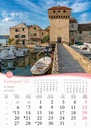 "ROMANTIČNA HRVATSKA" 13 list., dim: 30,5x50 cm, PVC vrećica, P/50, color kalendar