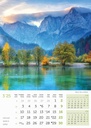 "VRHOVI SVIJETA" 13 list., dim: 30,5x50 cm, PVC vrećica, P/50, color kalendar 