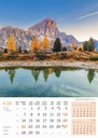 "VRHOVI SVIJETA" 13 list., dim: 30,5x50 cm, PVC vrećica, P/50, color kalendar 