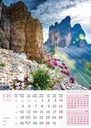 "VRHOVI SVIJETA" 13 list., dim: 30,5x50 cm, PVC vrećica, P/50, color kalendar 