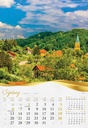 "BAJKOVITO ZAGORJE I MEĐIMURJE" 13 list., dim: 33x55 cm, PVC vrećica, P/40, color kalendar