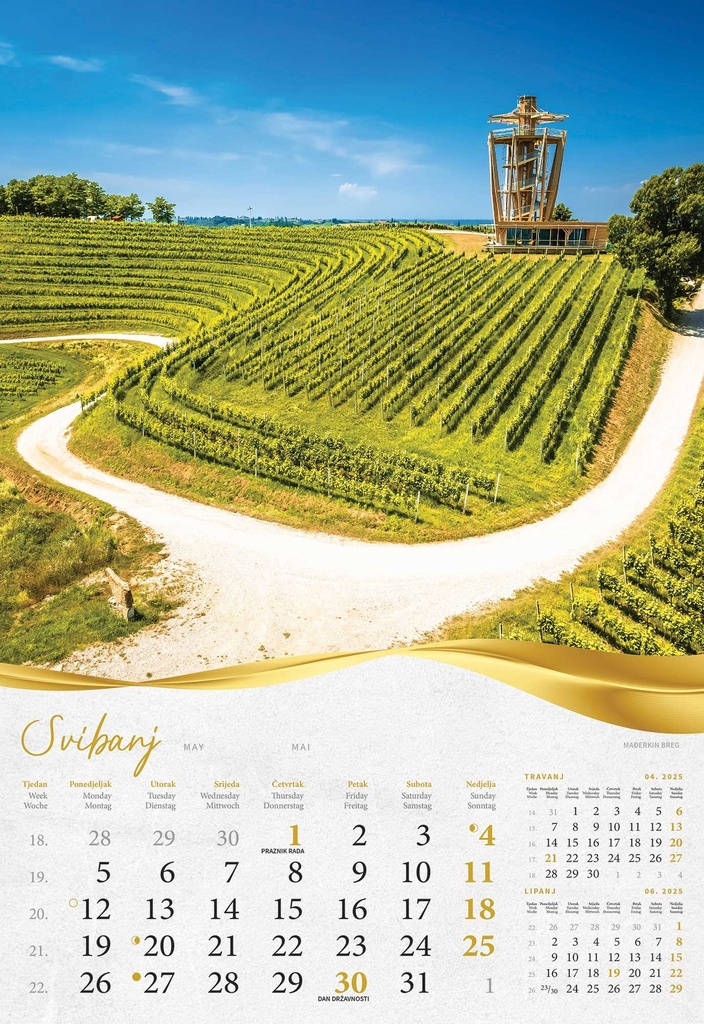 "BAJKOVITO ZAGORJE I MEĐIMURJE" 13 list., dim: 33x55 cm, PVC vrećica, P/40, color kalendar