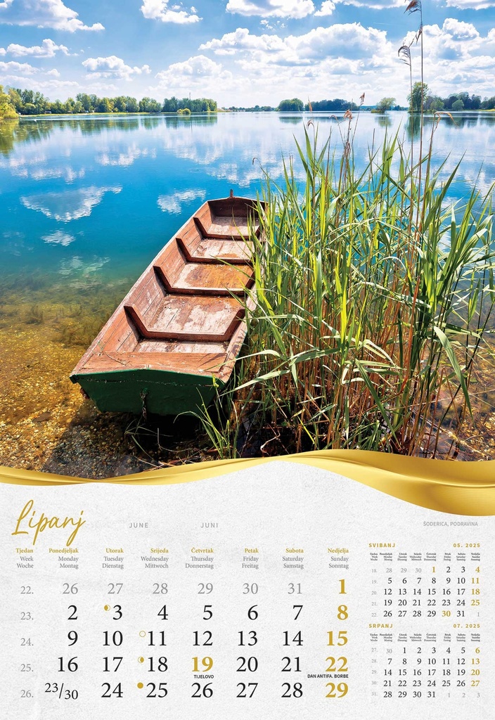 "BAJKOVITO ZAGORJE I MEĐIMURJE" 13 list., dim: 33x55 cm, PVC vrećica, P/40, color kalendar