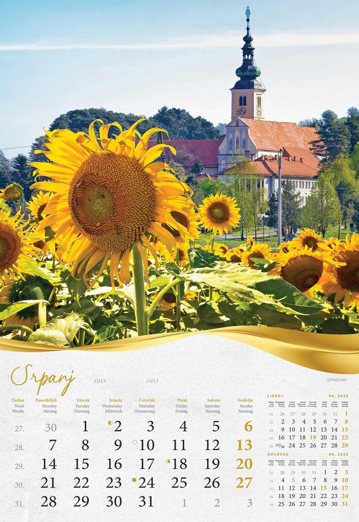 "BAJKOVITO ZAGORJE I MEĐIMURJE" 13 list., dim: 33x55 cm, PVC vrećica, P/40, color kalendar