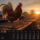 "SEOSKA IDILA" 13 list., dim:  33x40cm, PVC vrećica, P/50, color kalendar