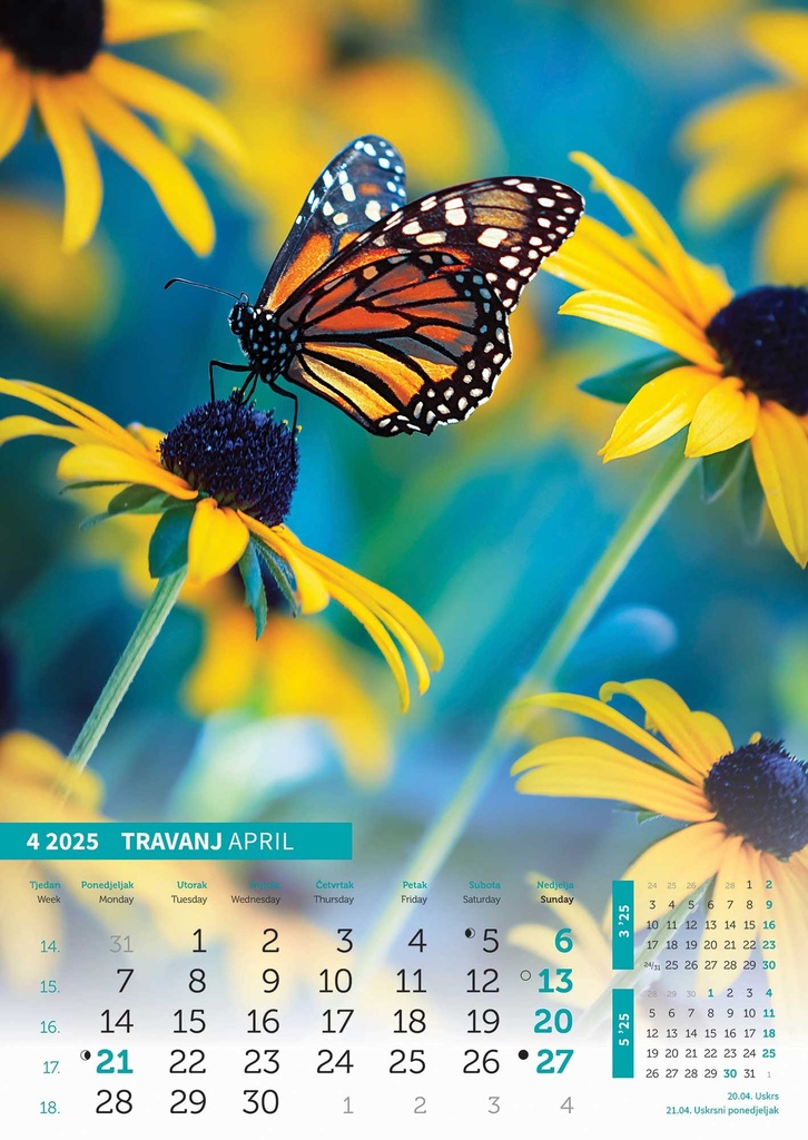 "IGRE BOJA" 13 sheets., format: 30,5x50 cm, PVC bag, P/50, color calendar