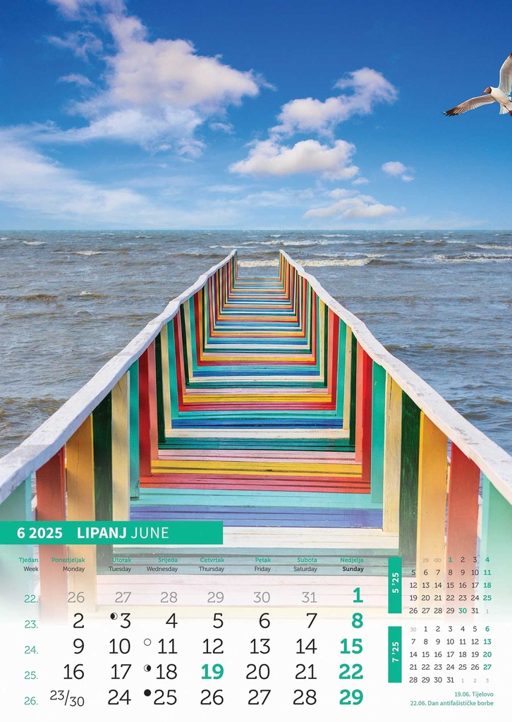 "IGRE BOJA" 13 sheets., format: 30,5x50 cm, PVC bag, P/50, color calendar