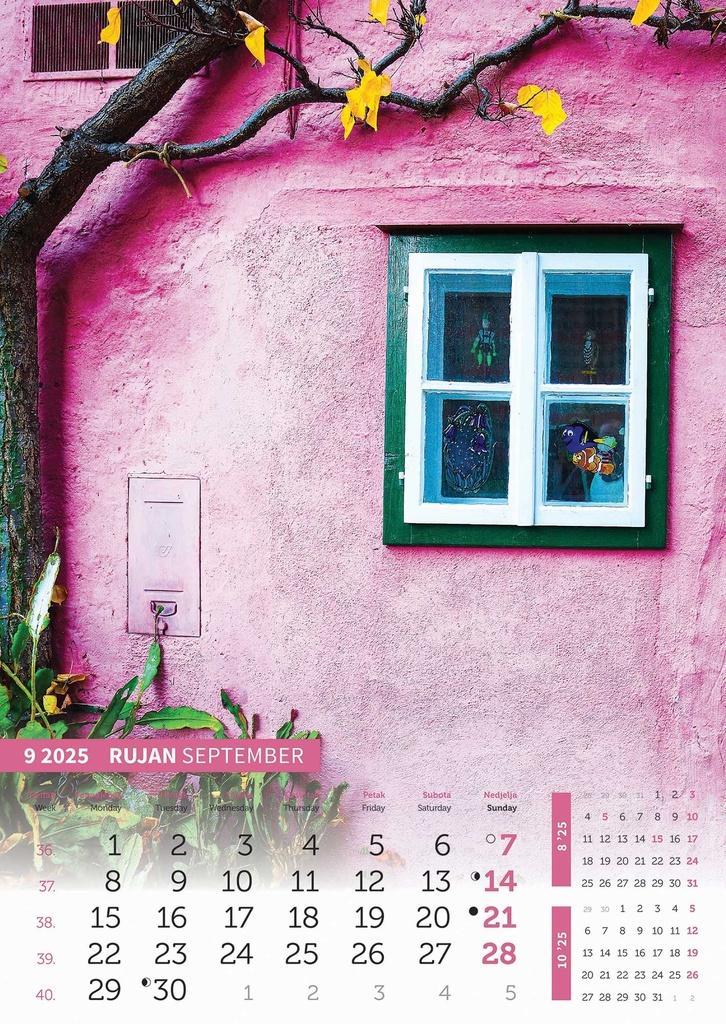"IGRE BOJA" 13 sheets., format: 30,5x50 cm, PVC bag, P/50, color calendar