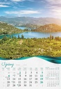 "ŠUME, VODE I MORE" 13 sheets, format: 33x55 cm, PVC bag, P/40, color calendar
