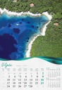 "ŠUME, VODE I MORE" 13 sheets, format: 33x55 cm, PVC bag, P/40, color calendar