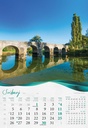 "ŠUME, VODE I MORE" 13 sheets, format: 33x55 cm, PVC bag, P/40, color calendar