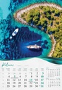 "ŠUME, VODE I MORE" 13 sheets, format: 33x55 cm, PVC bag, P/40, color calendar