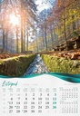 "ŠUME, VODE I MORE" 13 sheets, format: 33x55 cm, PVC bag, P/40, color calendar