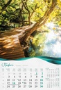 "ŠUME, VODE I MORE" 13 sheets, format: 33x55 cm, PVC bag, P/40, color calendar