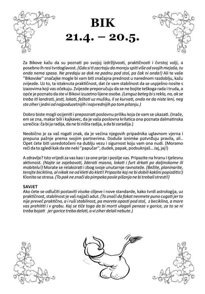 "OD MARTINJA DO MARTINJA"  13 list., dim: 23x40 cm, PVC vrećica, P/50, color kalendar